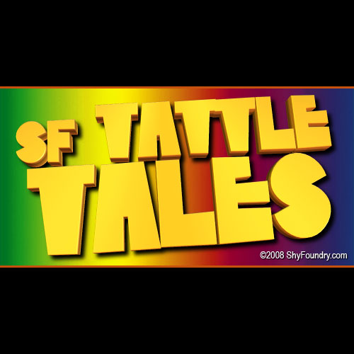 SF Tattle Tales Shadow Italic Font